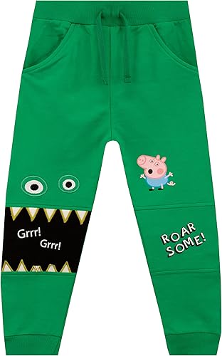 Peppa Pig George Pig - Pantalones deportivos para niño