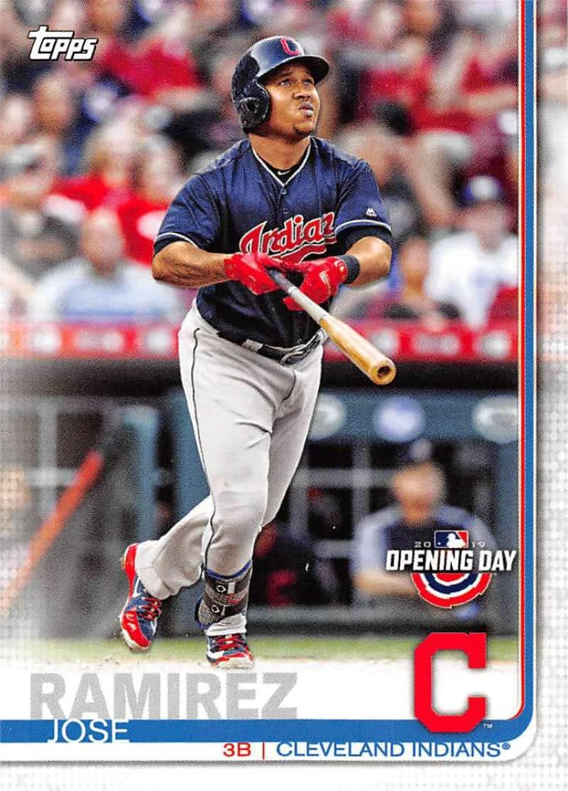 Amazon.com: 2019 Topps Opening Day #77 Jose Ramirez Cleveland Indians  Baseball Card : Collectibles & Fine Art