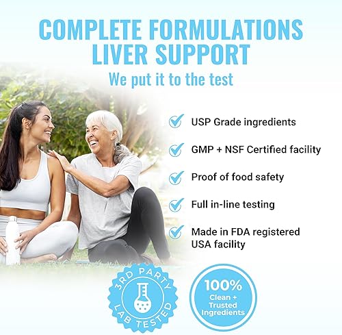 Miniatura 4 de Suplemento de cardo mariano + NAC con extracto de raíz de diente de león, extracto de raíz de remolacha, extracto de alcachofa, chanca piedra, TUDCA