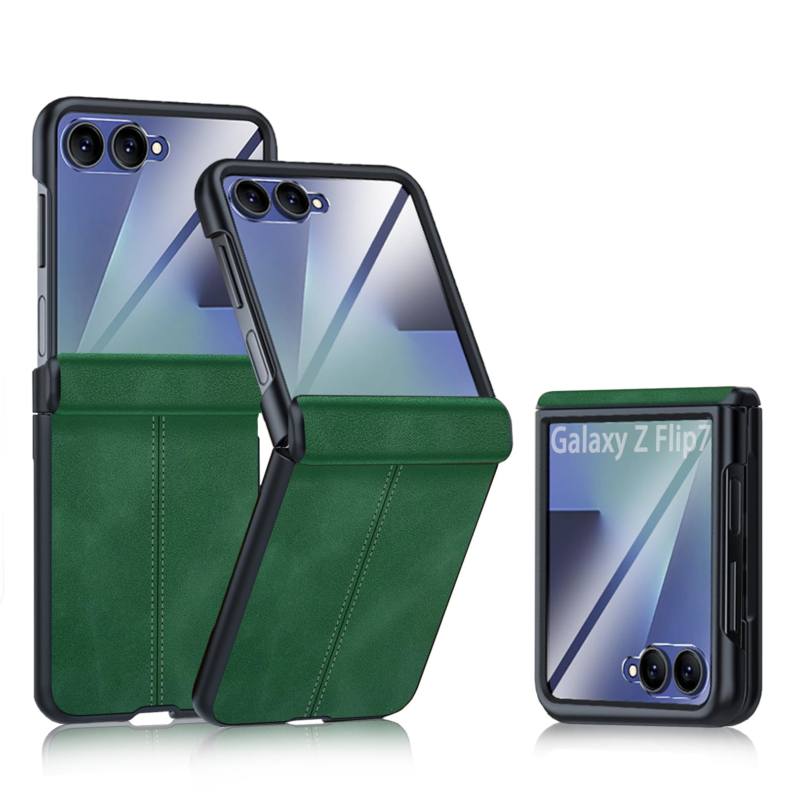 CFPLZFY Für Samsung Galaxy S24 Ultra Lederhülle mit Ständer,