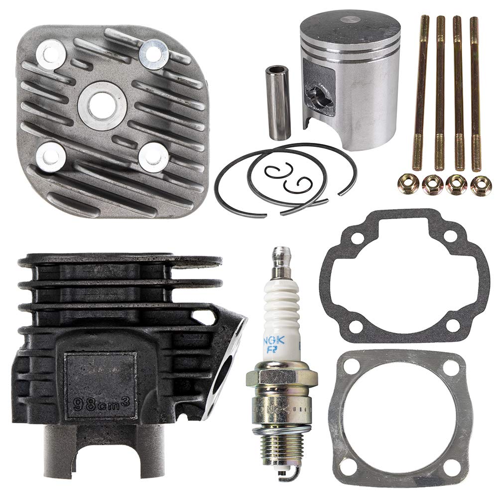 NICHE 89cc Cylinder Head Piston Gasket Kit for Arctic Cat BRP Can-Am Polaris Scrambler Sportsman 90 DS90 A13111117000