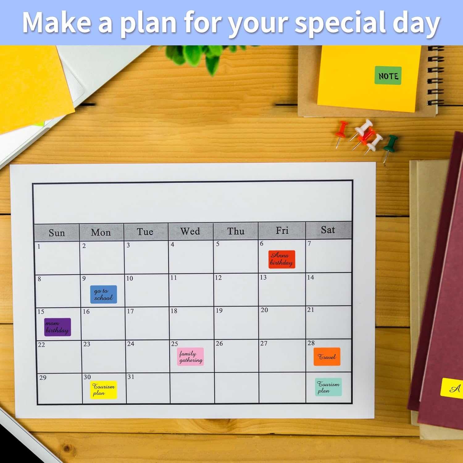 Starboling Color Coding Labels,3000 PCS 1/2" x 3/4" 10 Colors Rectangular Colored Labels Stickers,for Garage Sale,Price Tags,File Folder Tabs,and Classroom Organization - Image 5