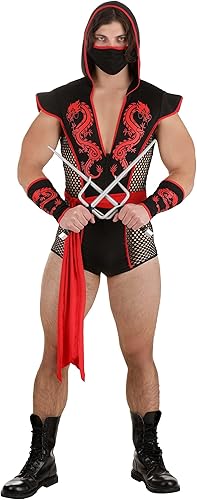 Miniatura 2 de Disfraz de Ninja Dragón Sexy para Hombre