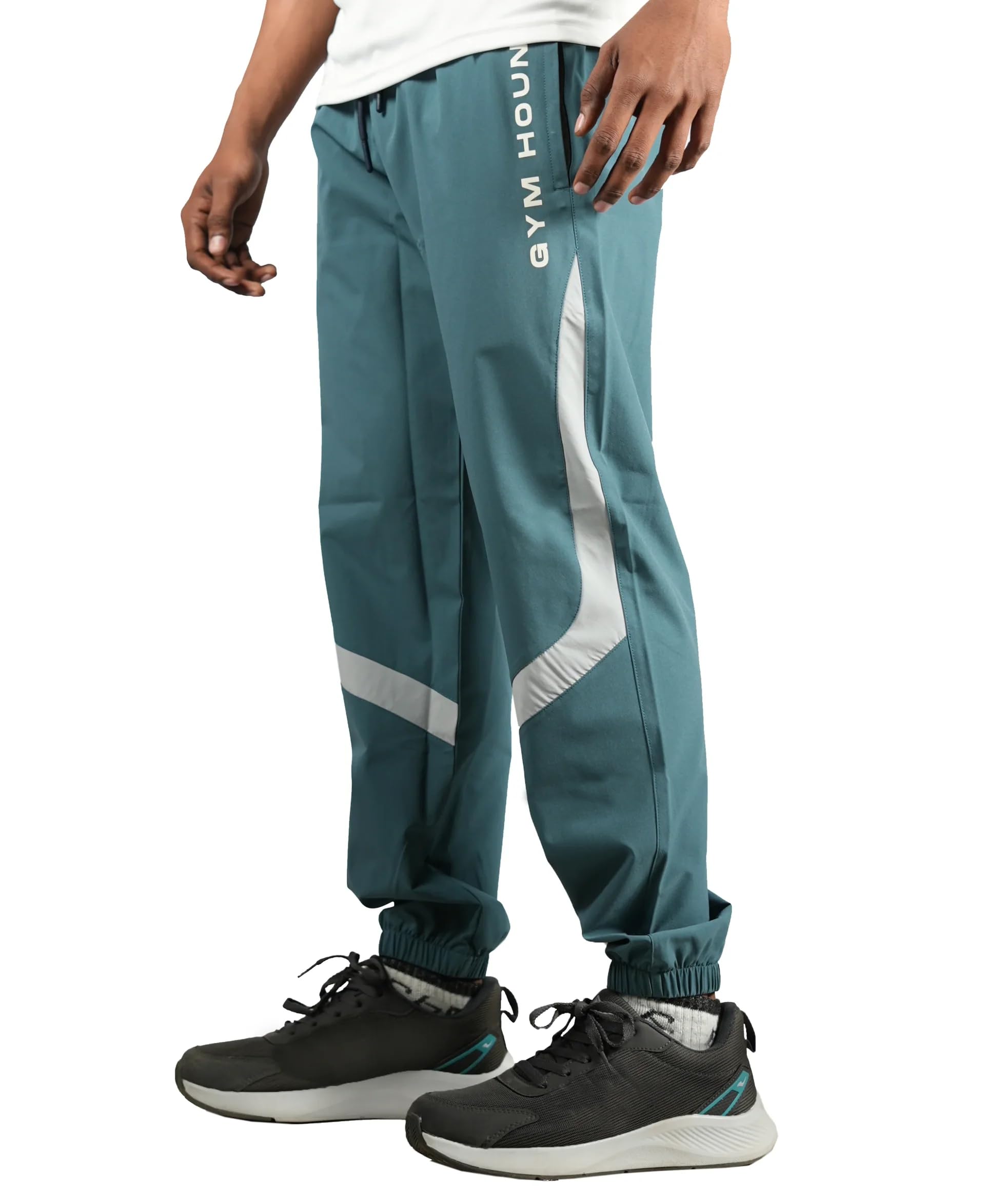gym hound Men's Gym Workout Track Pants,Activewear Joggers for Running, Training & Fitness,Stretchable Nylon Spandex Fabric Athletic Lower for Gym, Yoga & Casual Wear-picture-44