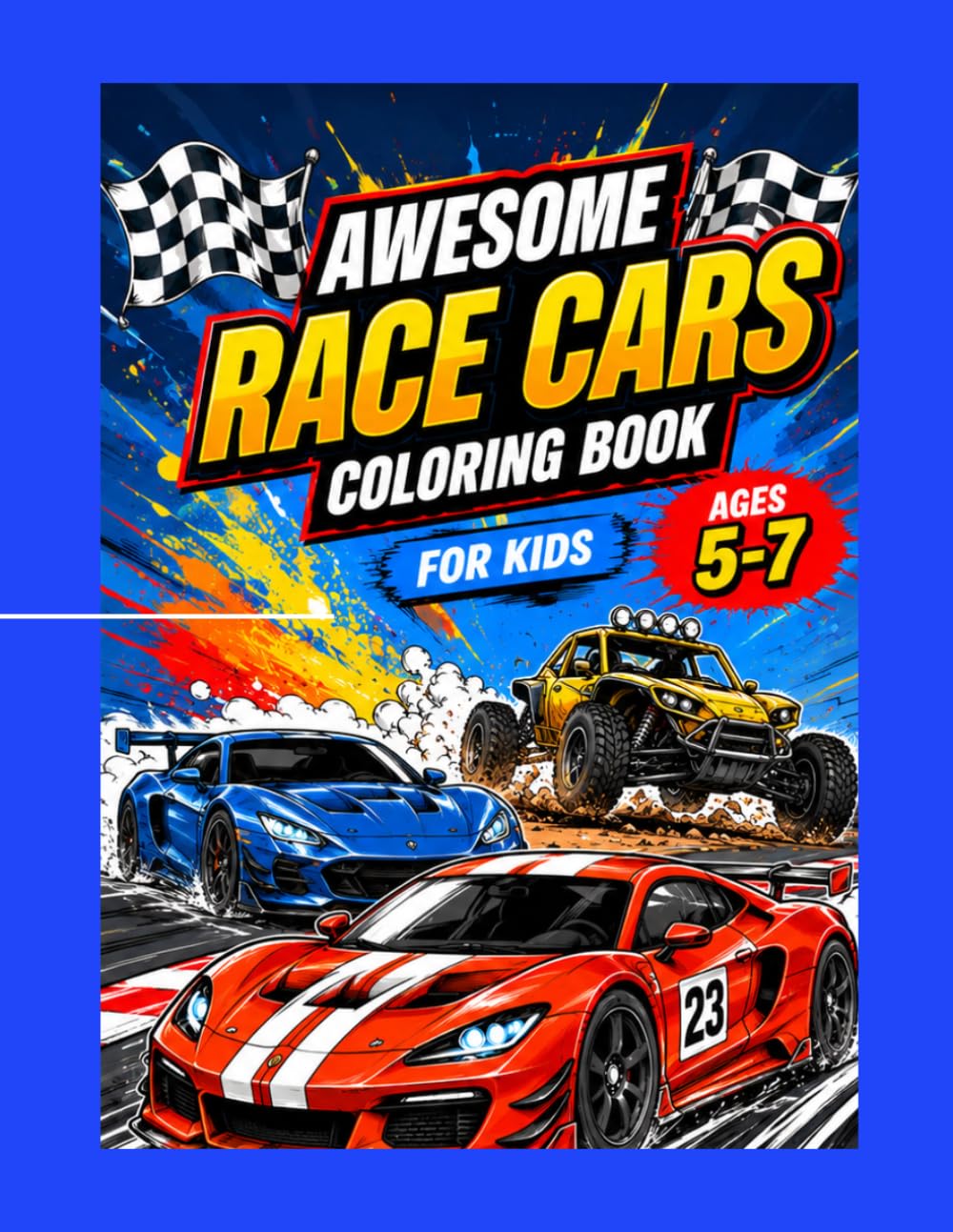 Race Cars coloring Book