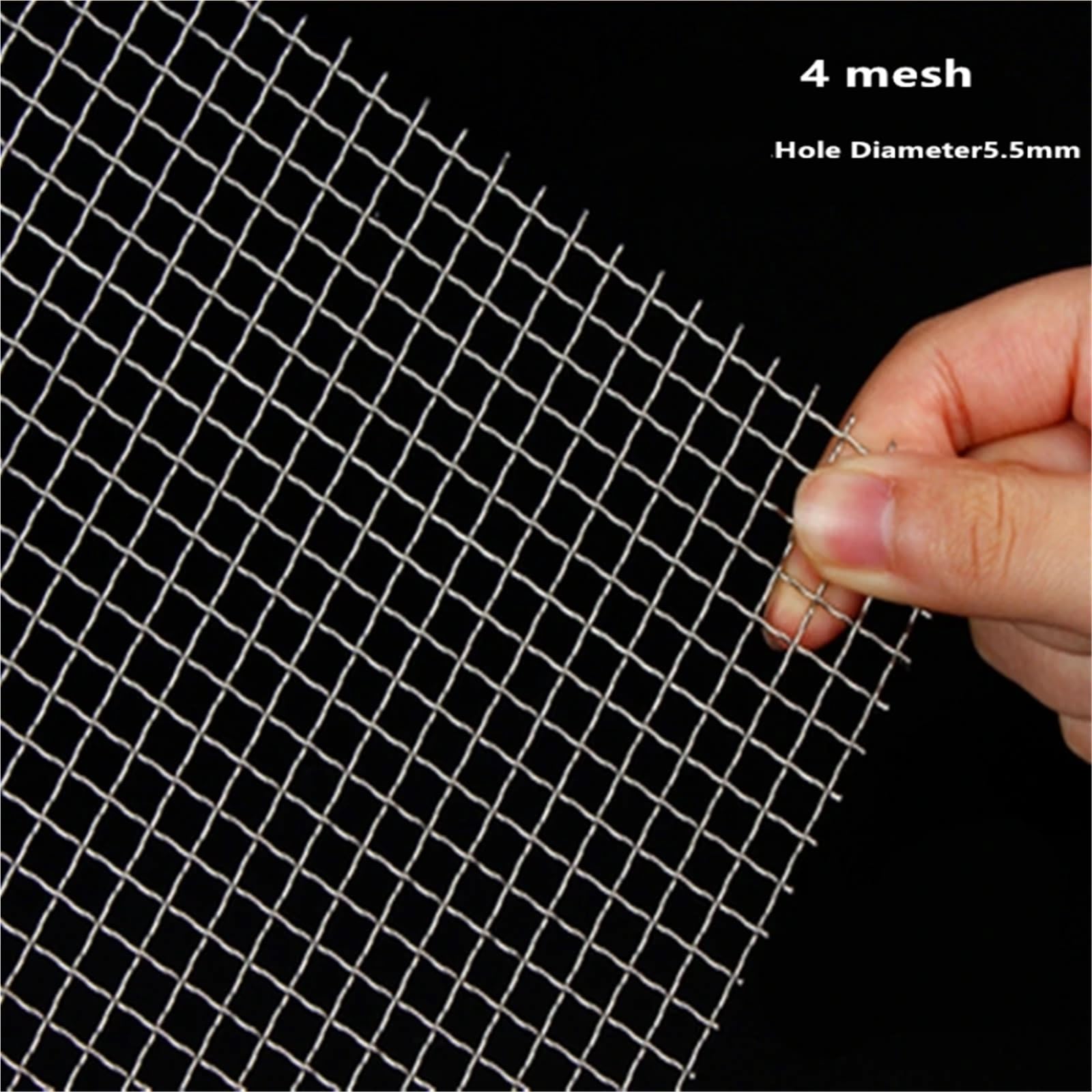 Sito do mąki 4-500 oczek, wszystkie rozmiary 304 stal nierdzewna filtr siatka druciana tkana płyta sitowa sito pieczenia(4 Mesh 5500micron,30cm by 1meter)