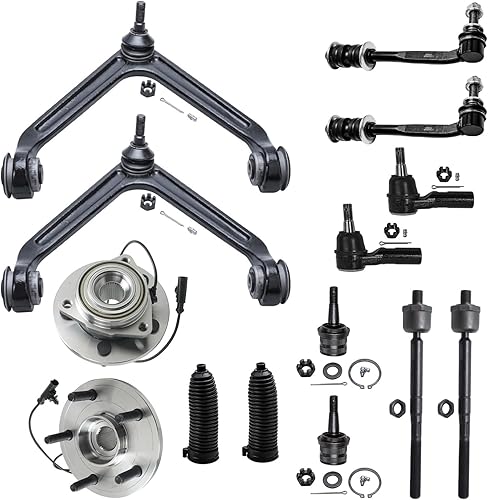 Miniatura 146 de Detroit Axle - Kit de cubos de rodamiento de rueda delantera de 6 piezas para Dodge Dart 2013-2016, Chrysler 200 2015-2017, 2 cojinetes de rueda