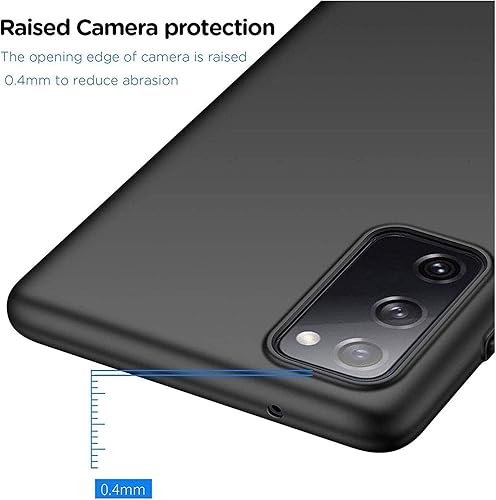 Miniatura 4 de Película de vidrio templado + cubierta para LG Wing [6.80 pulgadas], protector de pantalla y carcasa rígida a través de plástico negro para