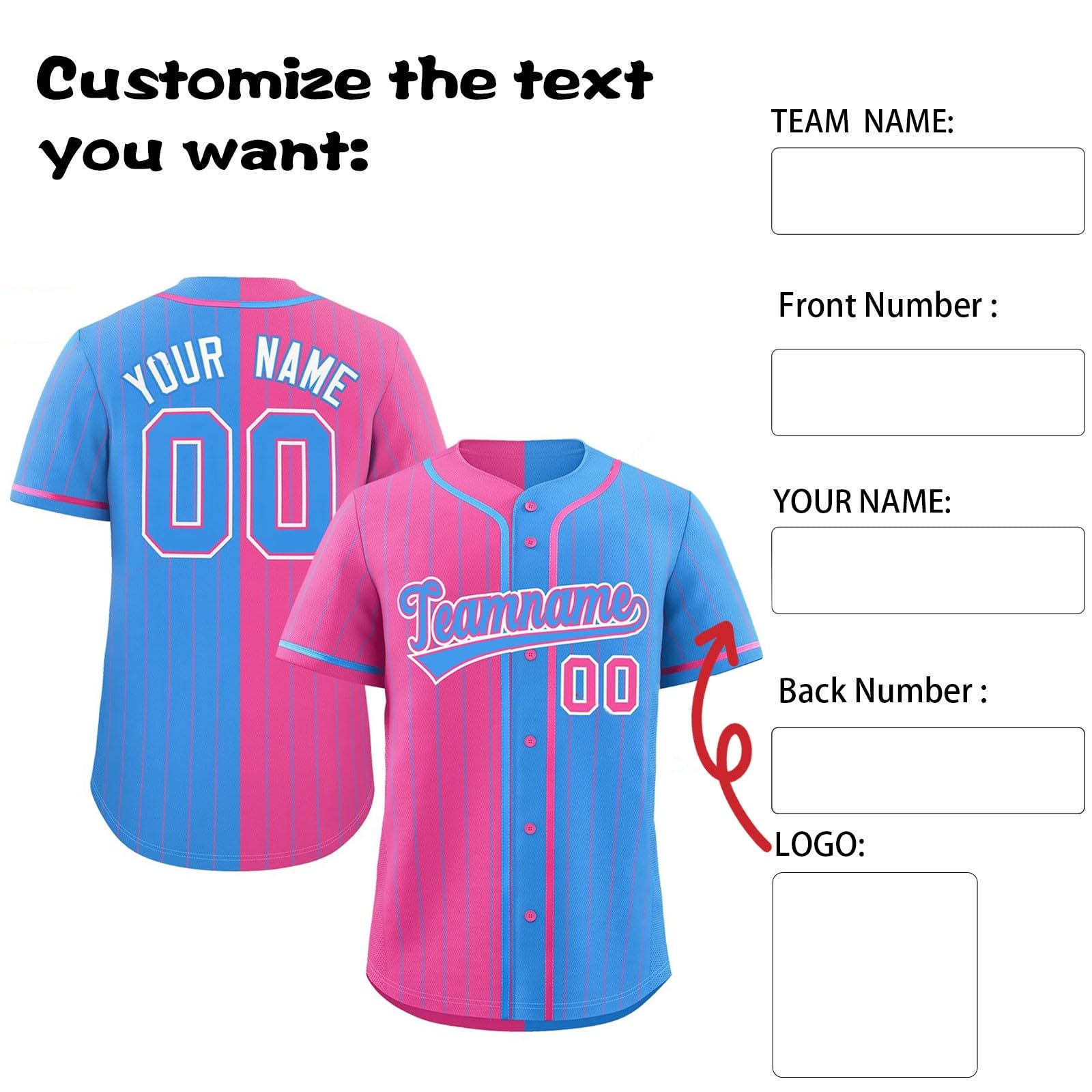 Maillots de Football Américain Personnalisés avec Nom et Numéro Homme Femme
