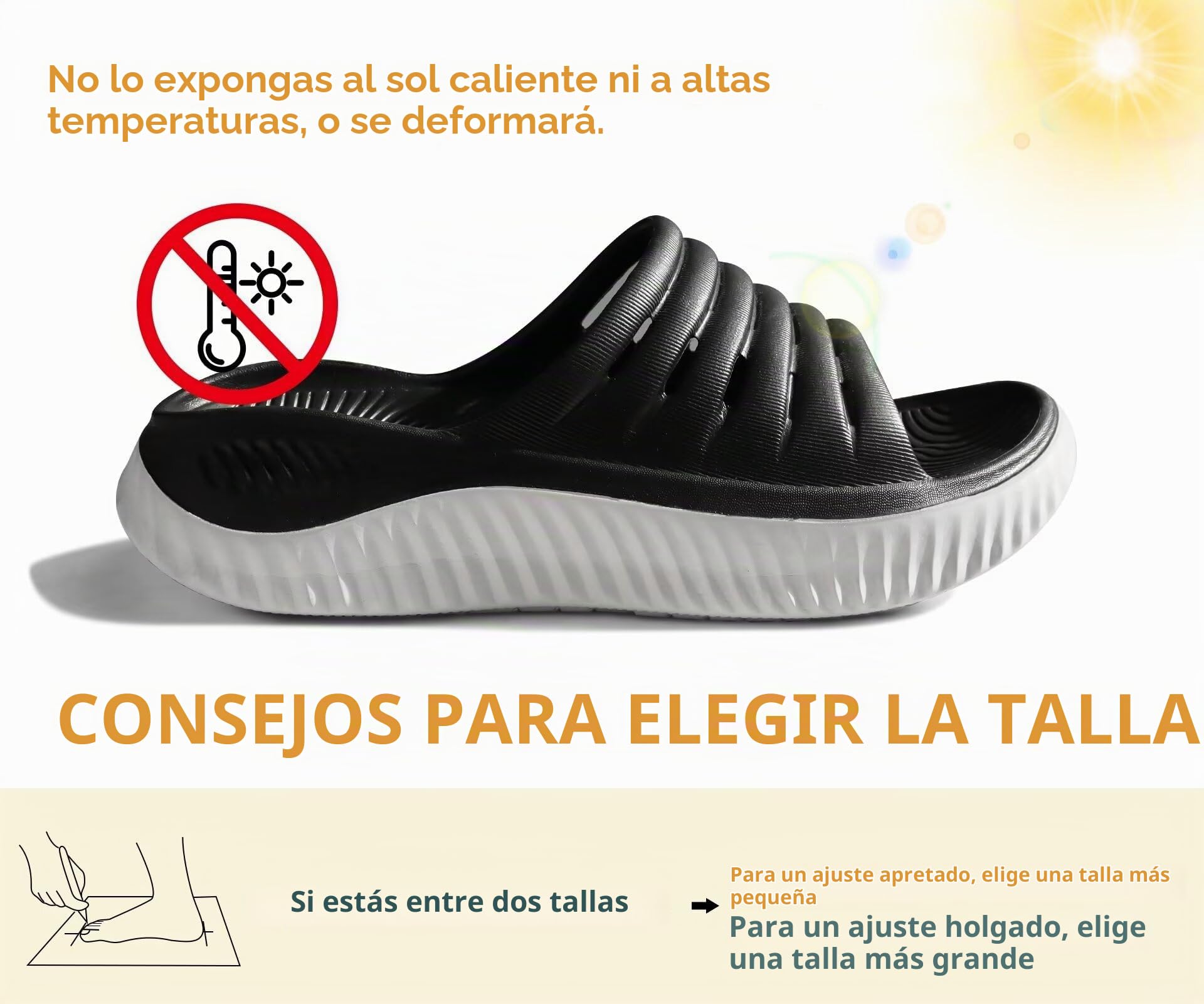 KuaiLu Sandalias de Recuperación Mujer Comodas Fascitis Plantar Ortopedicas