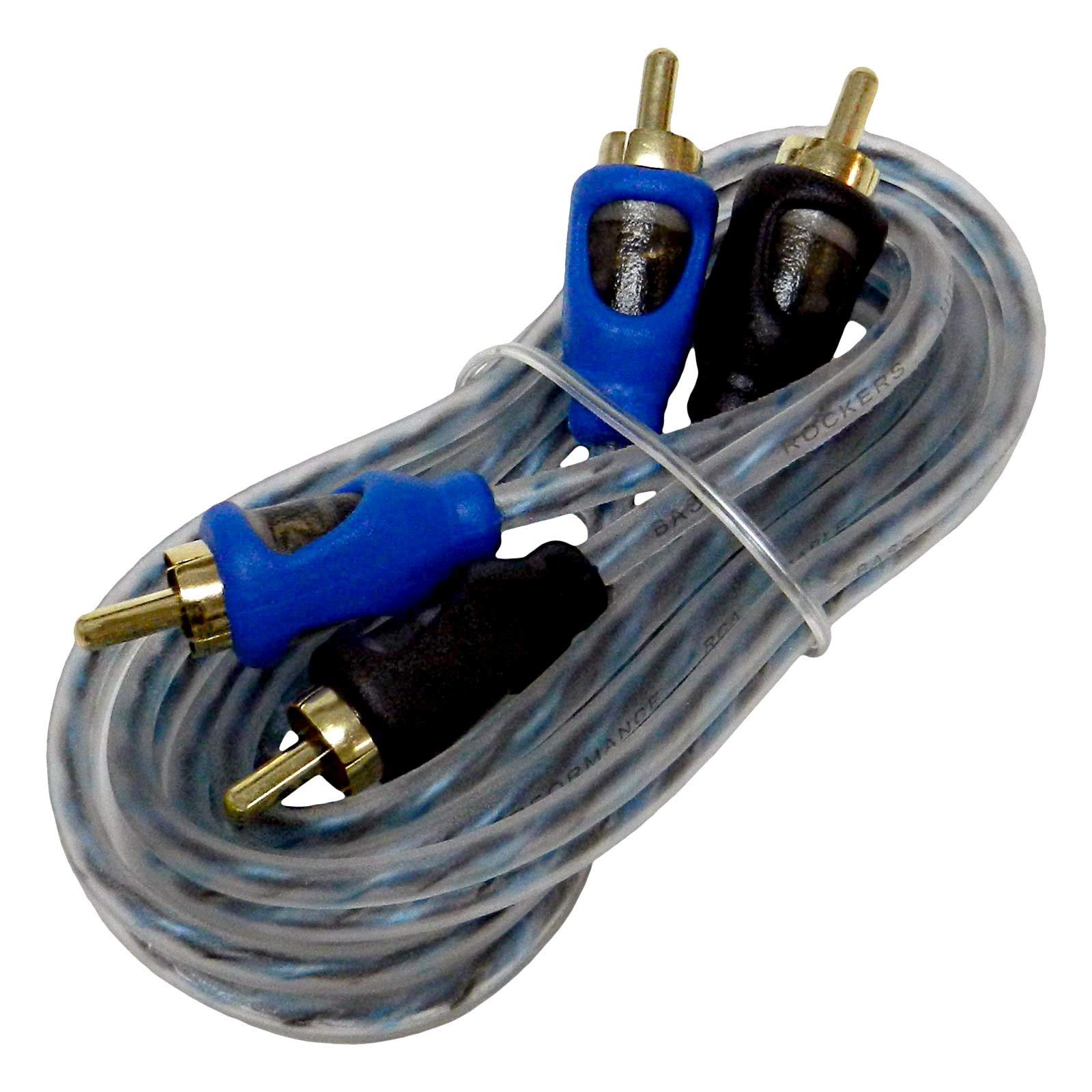 Câble audio RCA 100% cuivre sans oxygène OFC Bass Rockers 6m pour transfert optimal - 5