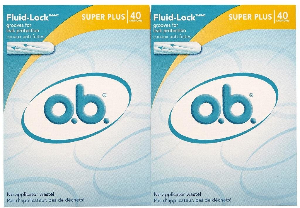 Buy O.B. Super Plus Tampons 40 ct 2 pk Online at Low Prices in