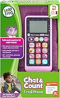 Vista 7 de LeapFrog Chat and Count Emoji - Teléfono, blanco, gran regalo para niños y niñas, Púrpura