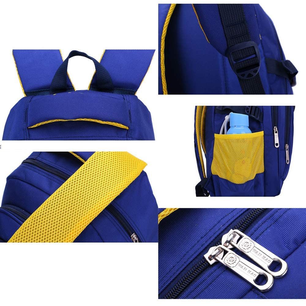 Canvas-Tasche, Lässiger Schulrucksack for Männer und Frauen, wasserabweisend, College-Tasche, Büchertasche, lässiger Laptop-Tagesrucksack, Reiserucksack, Pink(Black)