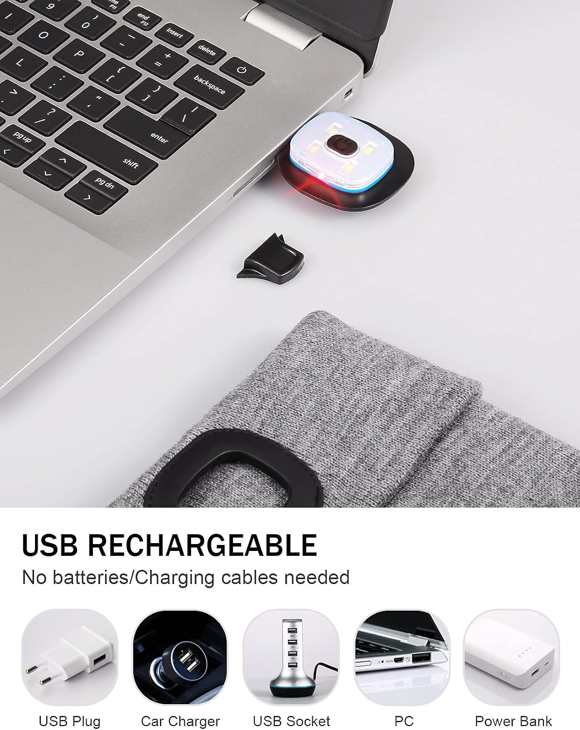 Rechargeable LED Lighted Beanie, Perfect Dad Gifts in Christmas - Image 4