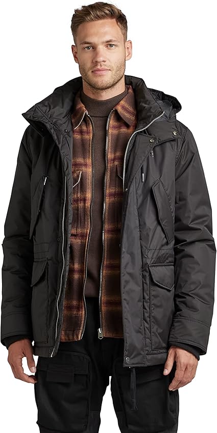 Amazon.co.jp: [ジースターロゥ] アウター 中綿 ジャケット メンズ