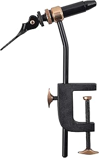 Rotary Fly Tying Vise - Practical Fly Tying Tool with 360° Rotation and Multiple Adjustments for Teasers and Jigs Fly Fishing Hook Tying Tools
