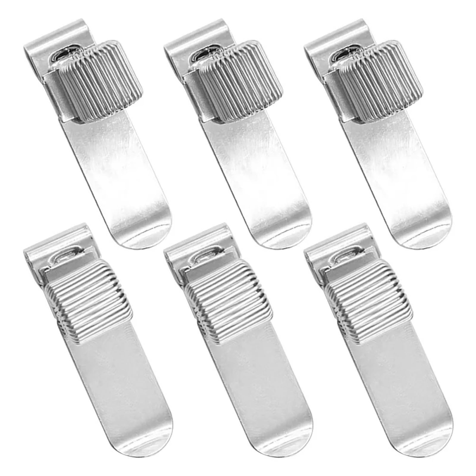 WonJoxel Pen Clip 10Pcs Metal Spring Pen Holder Manganese Steel Pencil Clips Compact Notebook Desk Clip Multifunctional Clamp for Notebook Journal and Planner Vintage Brass Eff(Vertical spring)