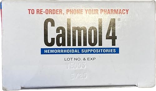 Miniatura 6 de Calmol 4 Supositorios hemorroidales 24 cada uno (paquete de 2)