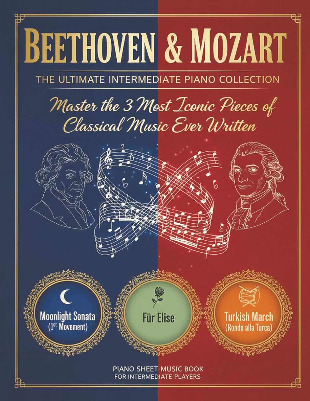 Beethoven & Mozart: The Ultimate Intermediate Piano Collection