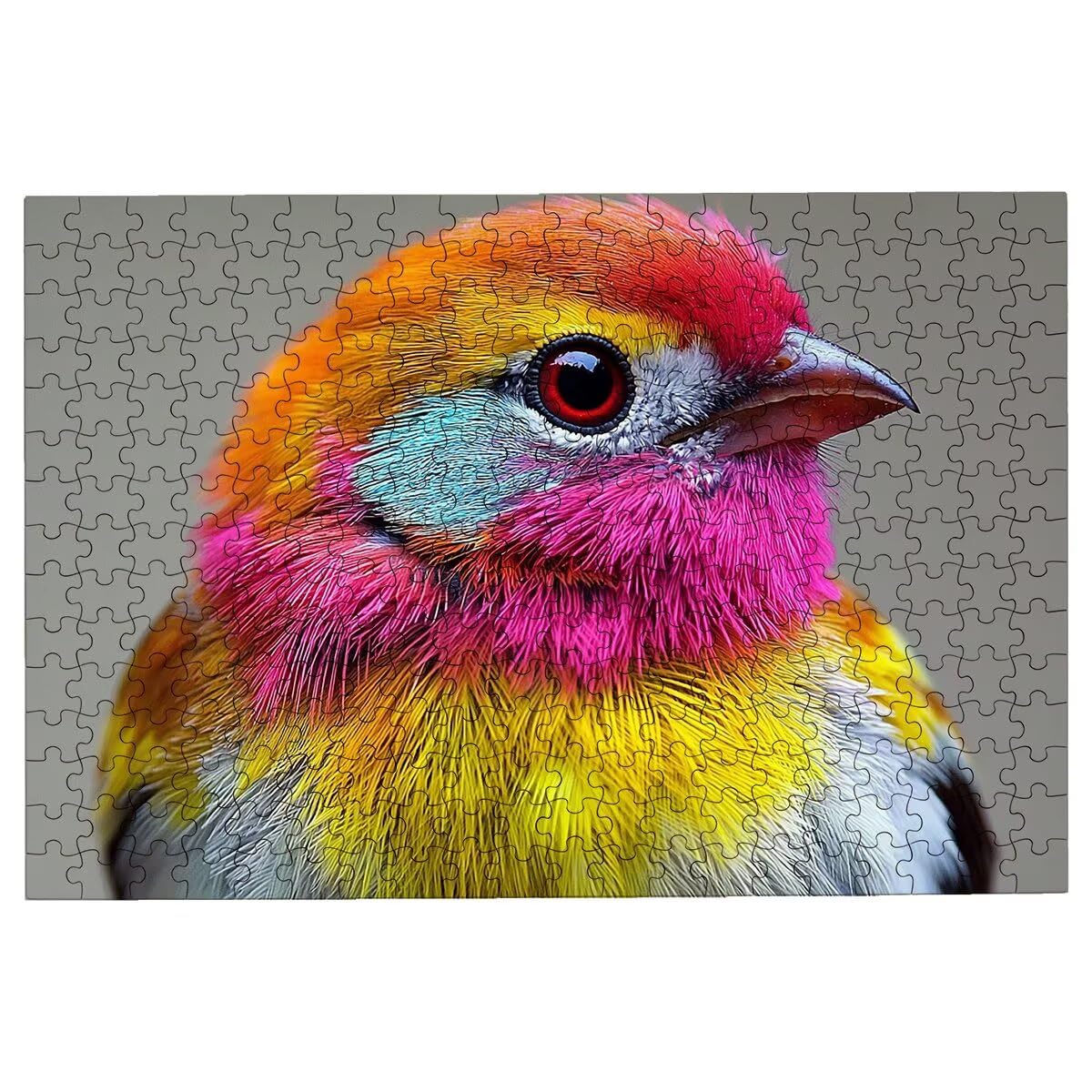 Puzzle 5000 sztuk dla dorosłych zwierząt, puzzle ptak, puzzle 5000 sztuk dla dorosłych, drewniane puzzle z pudełkiem na prezent rozmiar 156 x 105 cm, wyzwanie puzzle dla całej rodziny, prezent dla