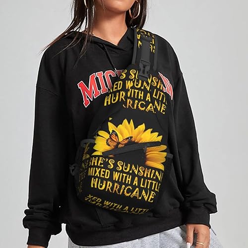 Miniatura 5 de Mochila bandolera bandolera para mujeres y hombres, bolsa de hombro para viajes, senderismo