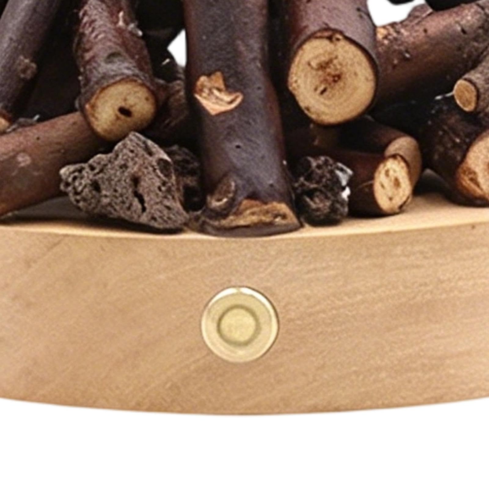 Lampada Effetto Falò Effetto Falò Simulato in Legno | Lampada da Tavolo con Effetto Finto Falò Adatto per la Camera da , Mensola, Angolo di Studio, Bambini e Bambine, Ragazzi e