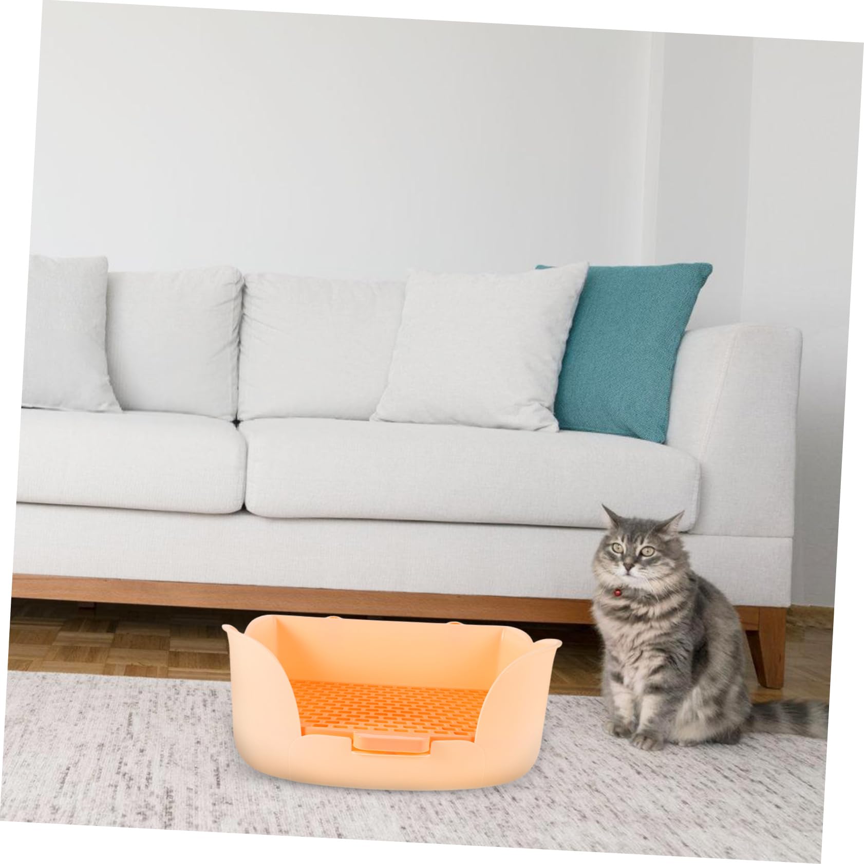 Toyvian Lettiera per Piccoli Animali Domestici Lettiera per Conigli e Cincillà Piccola Trasportino per Criceti