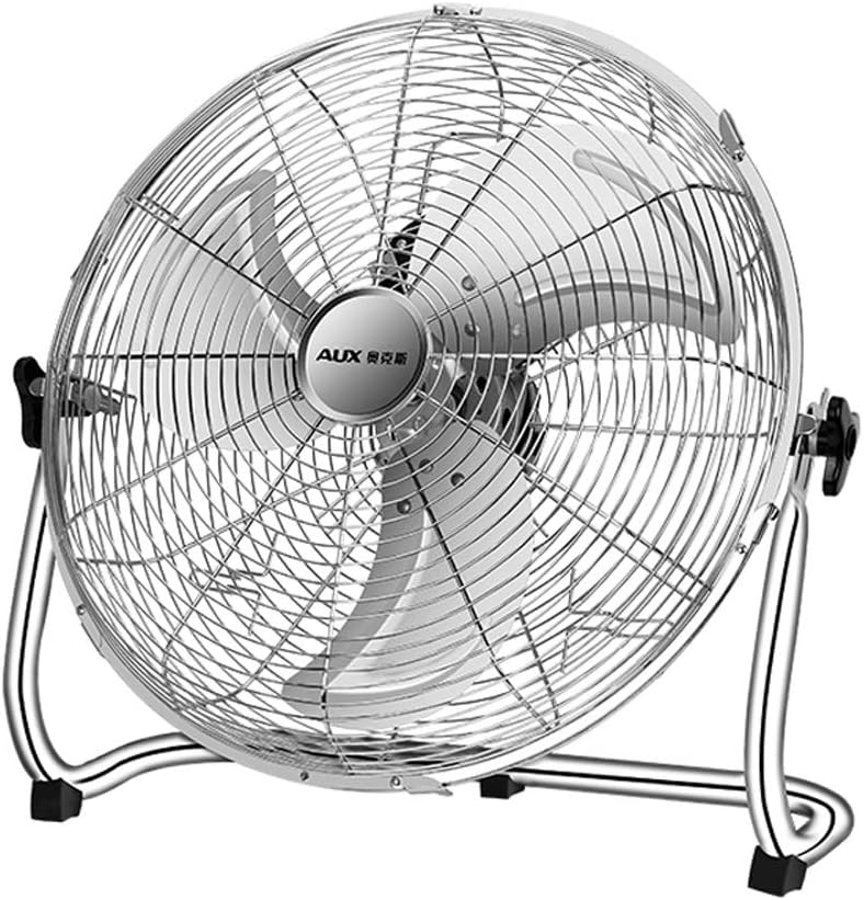 XUEXUE Desktop Fan 220V 18" (49 Cm) Home Office Gym Floor Fan 3 Speed 1300r / Min Adjustable Angle (Silver)