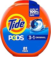 Vista 29 de Tide PODS - Cápsulas de detergente líquido para lavandería, compatible con lavadoras de alta eficiencia, 76 unidades, limpieza potente 3 en 1 en un