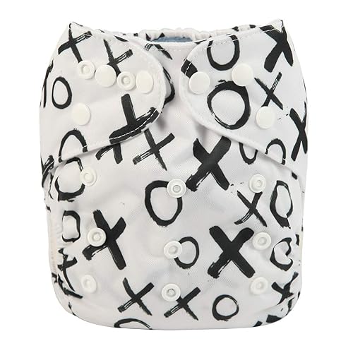 Miniatura 20 de Pañal de bolsillo para bebé, reutilizable, lavable, 8 libras a 36 libras (lluvia arcoíris)