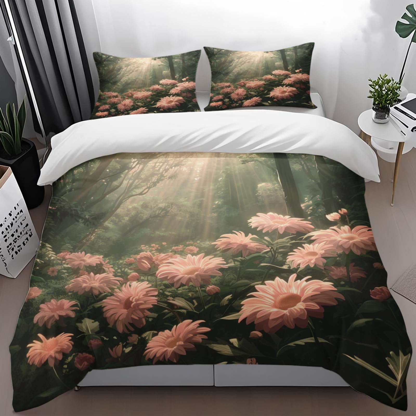 Housse couette 260x240 fermeture glissière et microfibre durable haute densité