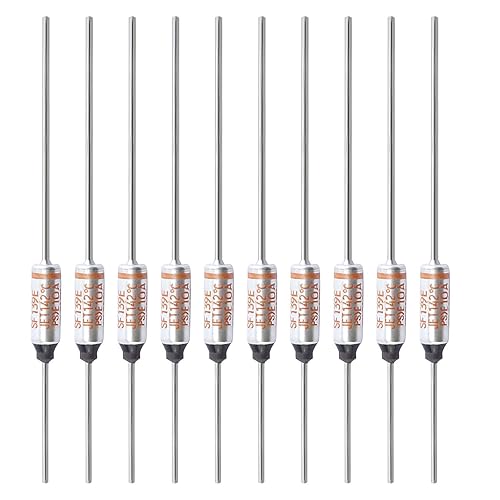 Miniatura 10 de BNYZWOT SF119E-121 grados de metal de corte térmico fusible térmico 10A 250 V para transformador de motor eléctrico industrial electrodoméstico 10