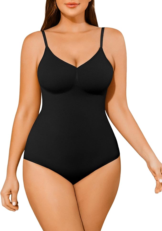 Shapewear Tummy Control BodySuit Seamless Body Shaper Butt Lift Ful...