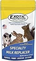 Vista 1 de Exotic Nutrition Sustituto de leche especial de 8.8 onzas – Fórmula saludable en polvo – Ideal para ardilla, conejo, zarigüeya, mapache