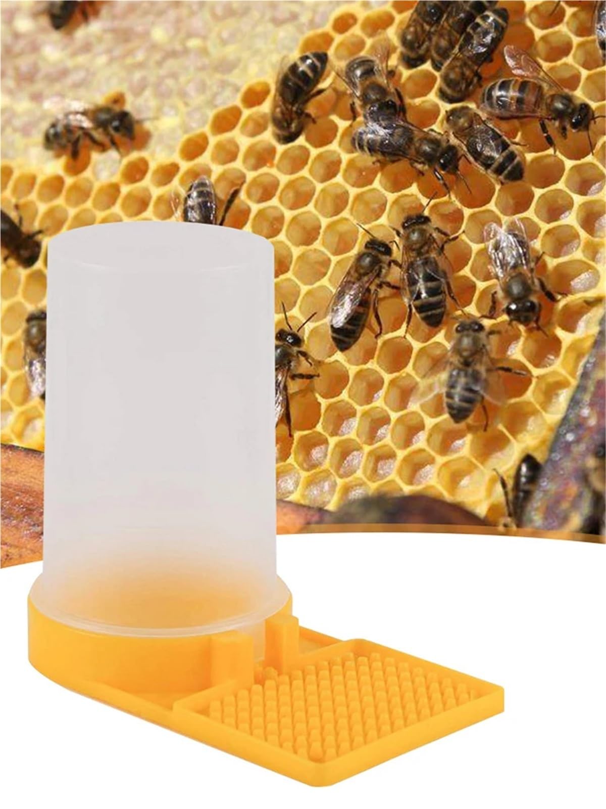 20 szt. Plastikowe drzwiczki do karmienia pszczół, gniazdo dla pszczół, karmnik, pojemnik na wodę pitną, bezpieczne i lekkie artykuły dla pszczelarzy Narzędzie pasieczne
