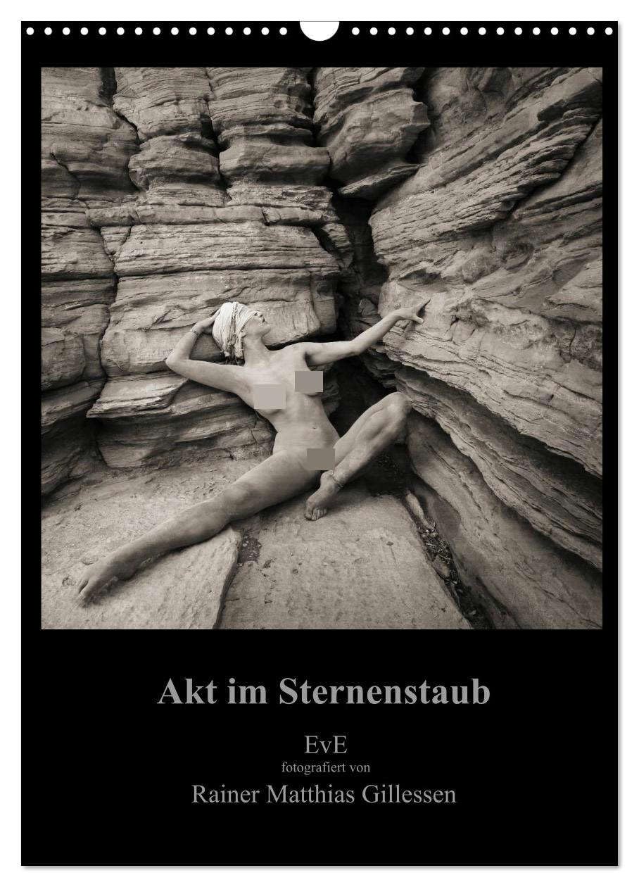 Nude in stardust EvE photographed by Rainer Matthias Gillessen UK-Version (Wall Calendar 2026 DIN A3 Portrait), CALVENDO 12 Month Wall Calendar โ image 1