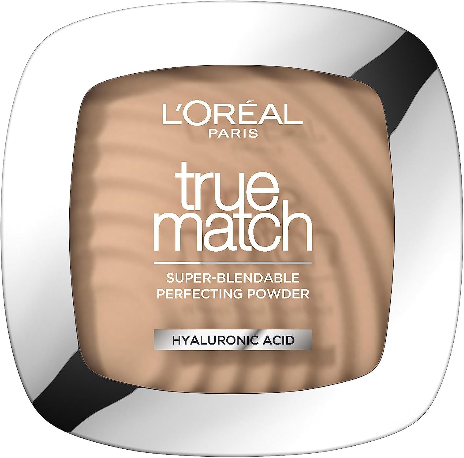 L’Oréal Paris Powder Foundation, Super-Blendable, With Hyaluronic Acid, Light Texture for a Flawless Finish, True Match Perfecting Powder, C2