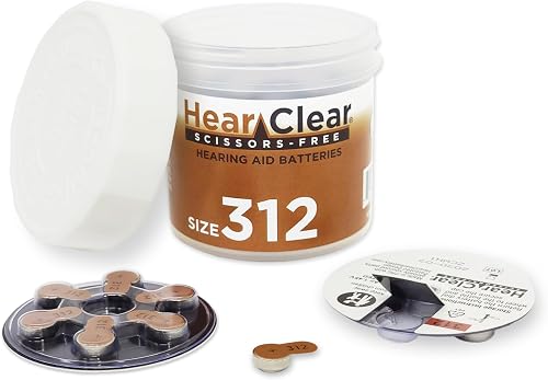 HearClear Size 312 Scissor-Free