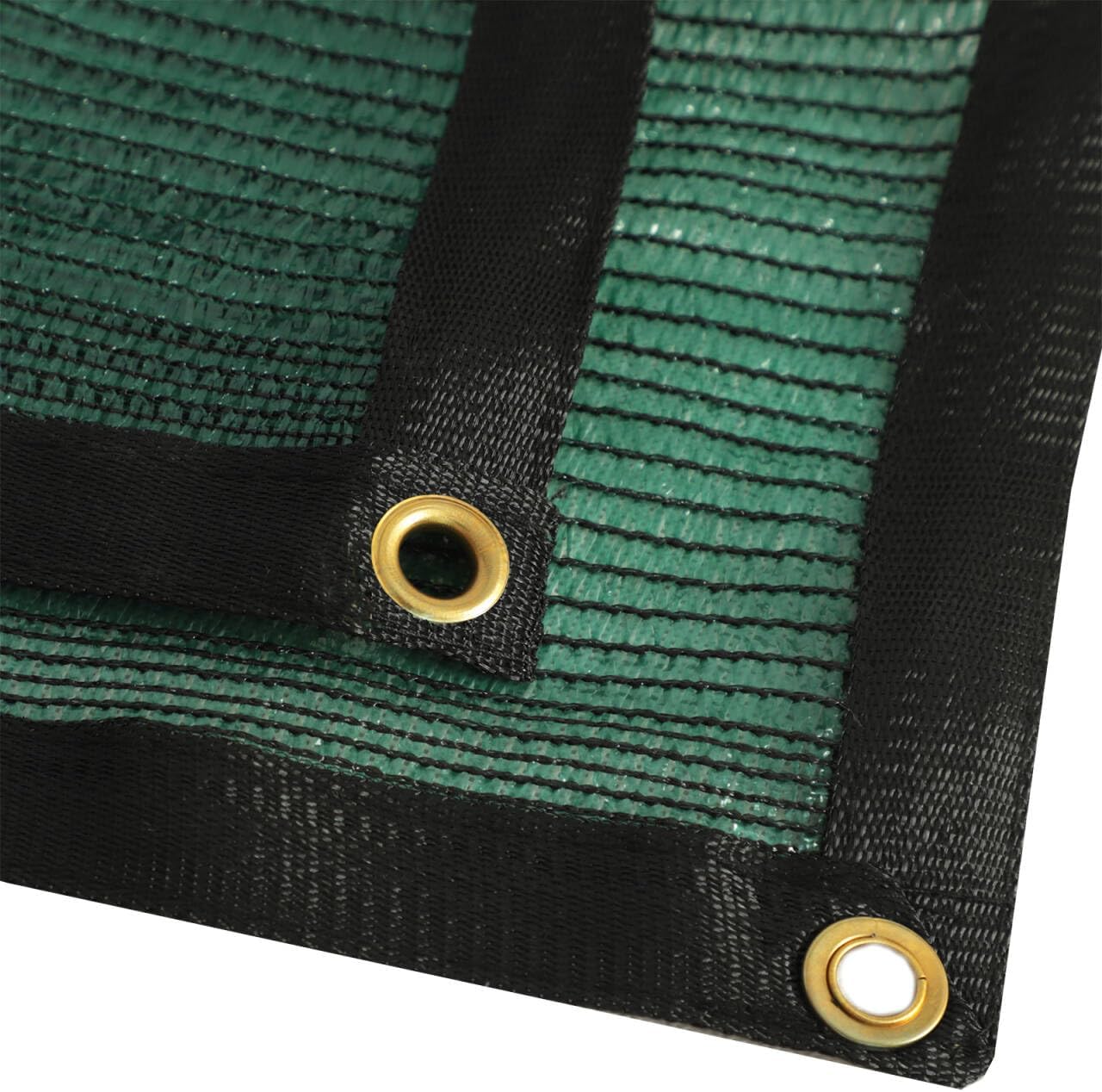 70% Green Shade Cloth with Grommets, 12 FT X 18 FT Premium Heavy Duty Shade Cover, UV Blocking Mesh Tarp for Garden, Patio Plants Cover, Barns Kennel,Tomatoes