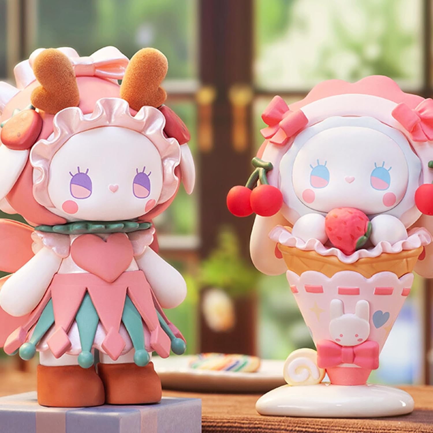 Anime Blind Box, Cute Emma Secret Forest Cafe Series PVC Blind Box Figure, 3 Inches Collectable Action Figure for Birthday Gifts
