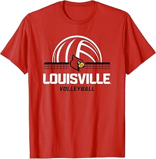 Louisville Cardinals Volleyball Smash Red T-Shirt