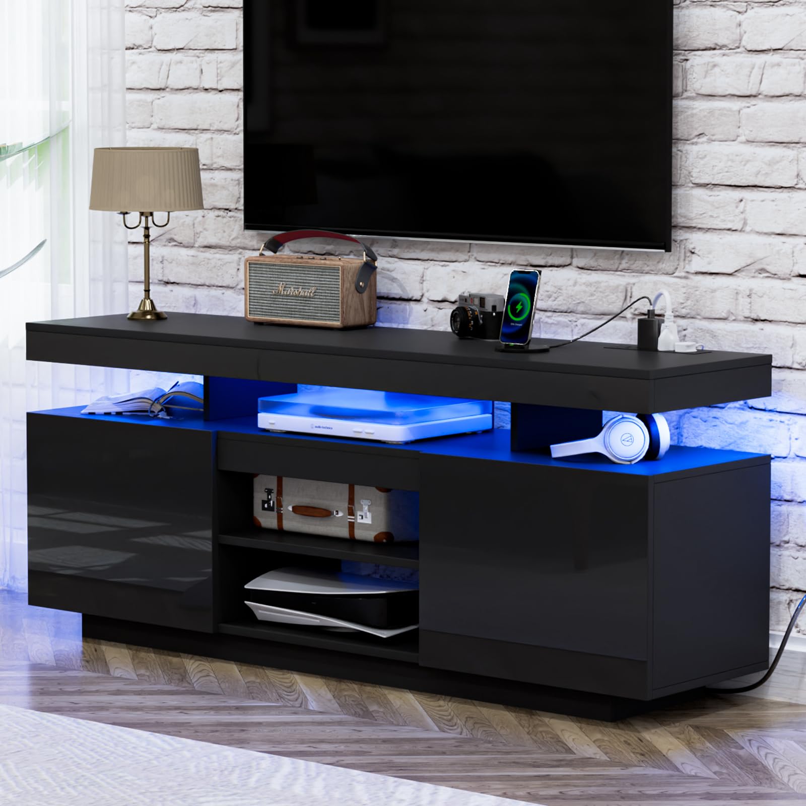 HOMMPA LED TV Stand