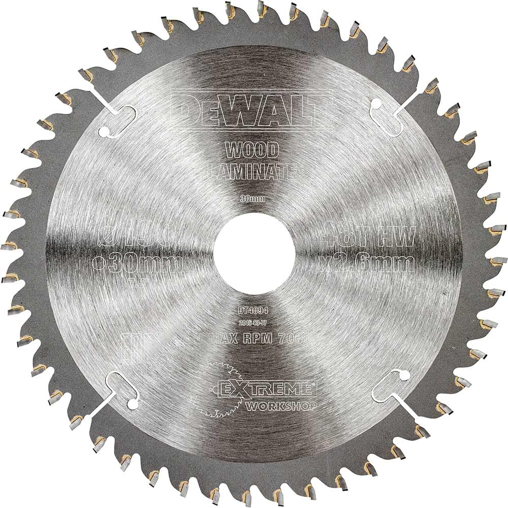DeWalt DT4067-QZ - Hoja para sierra circular portátil, 235 x 30 mm, 40D ATB +10º