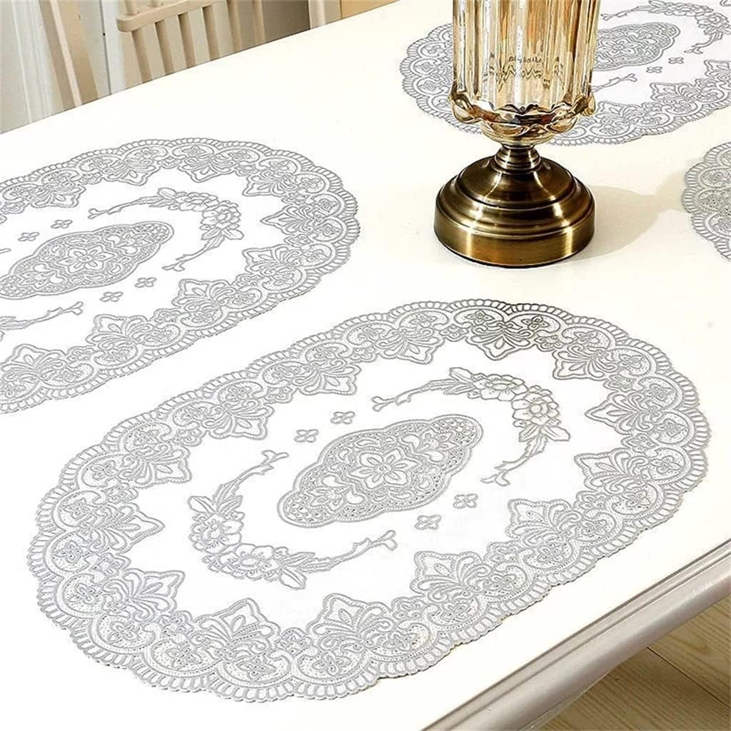 Food Insulation Placemat Plate Cutlery Cup Mat Protector Mat Table Mat Bowl Dining Table Mat(Black)