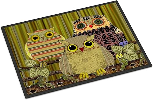 Miniatura 290 de Caroline's Treasures PJC1117JMAT - Felpudo para puerta delantera de 24 x 36 pulgadas, tapete antideslizante lavable de pelo bajo, 24 x 36 pulgadas