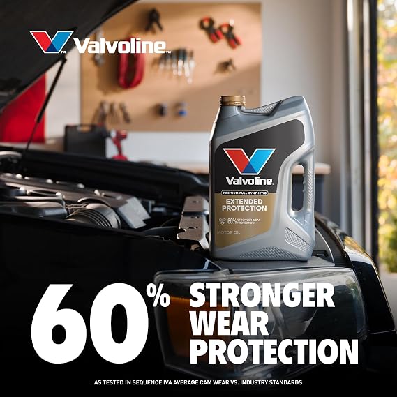 Valvoline Extended Protection Full Synthetic Motor Oil SAE 5W-30 1 QT, Case of 6