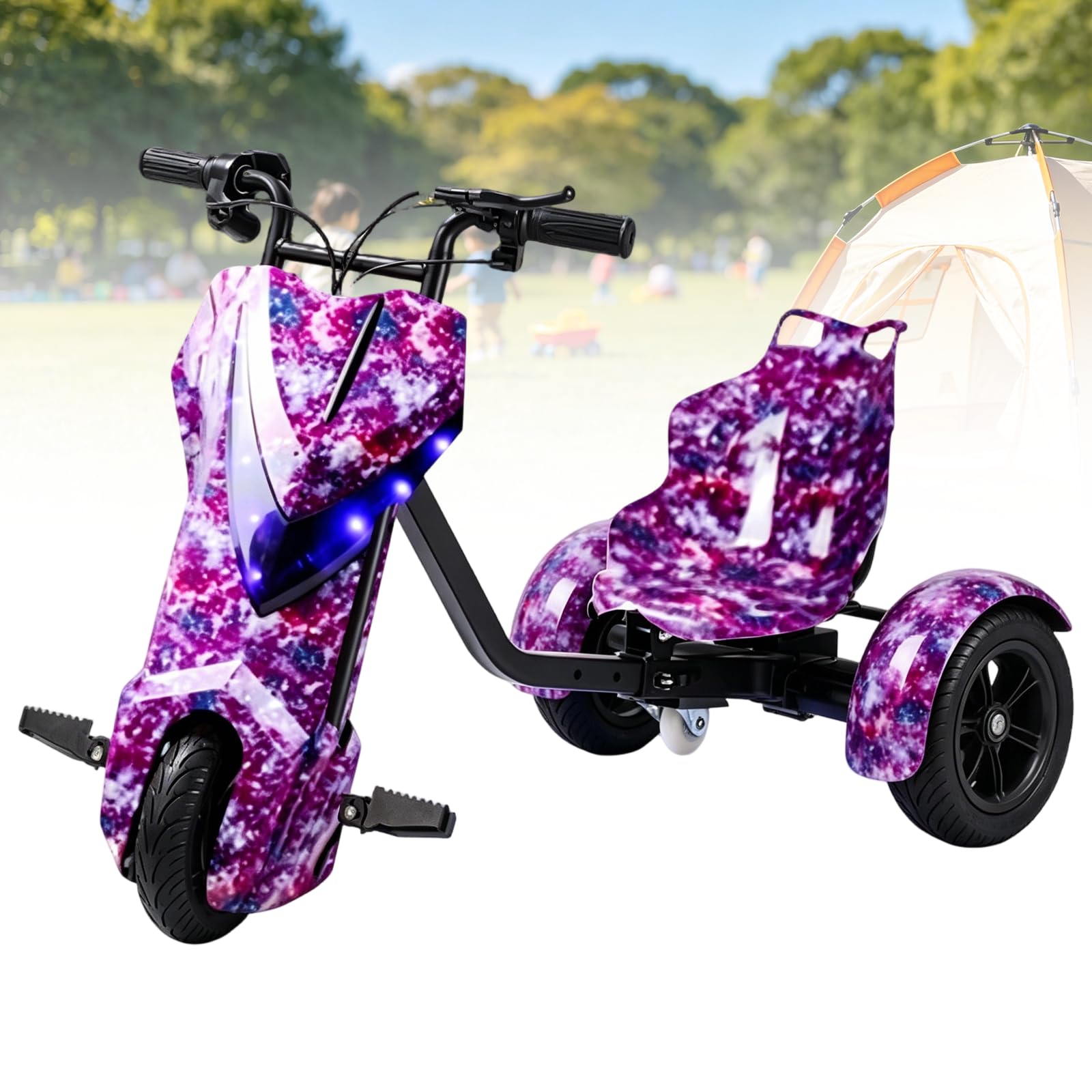 Einstellbares 3-Rad Drift Trike Für Kinder Outdoor Spielplatz D-8-inch