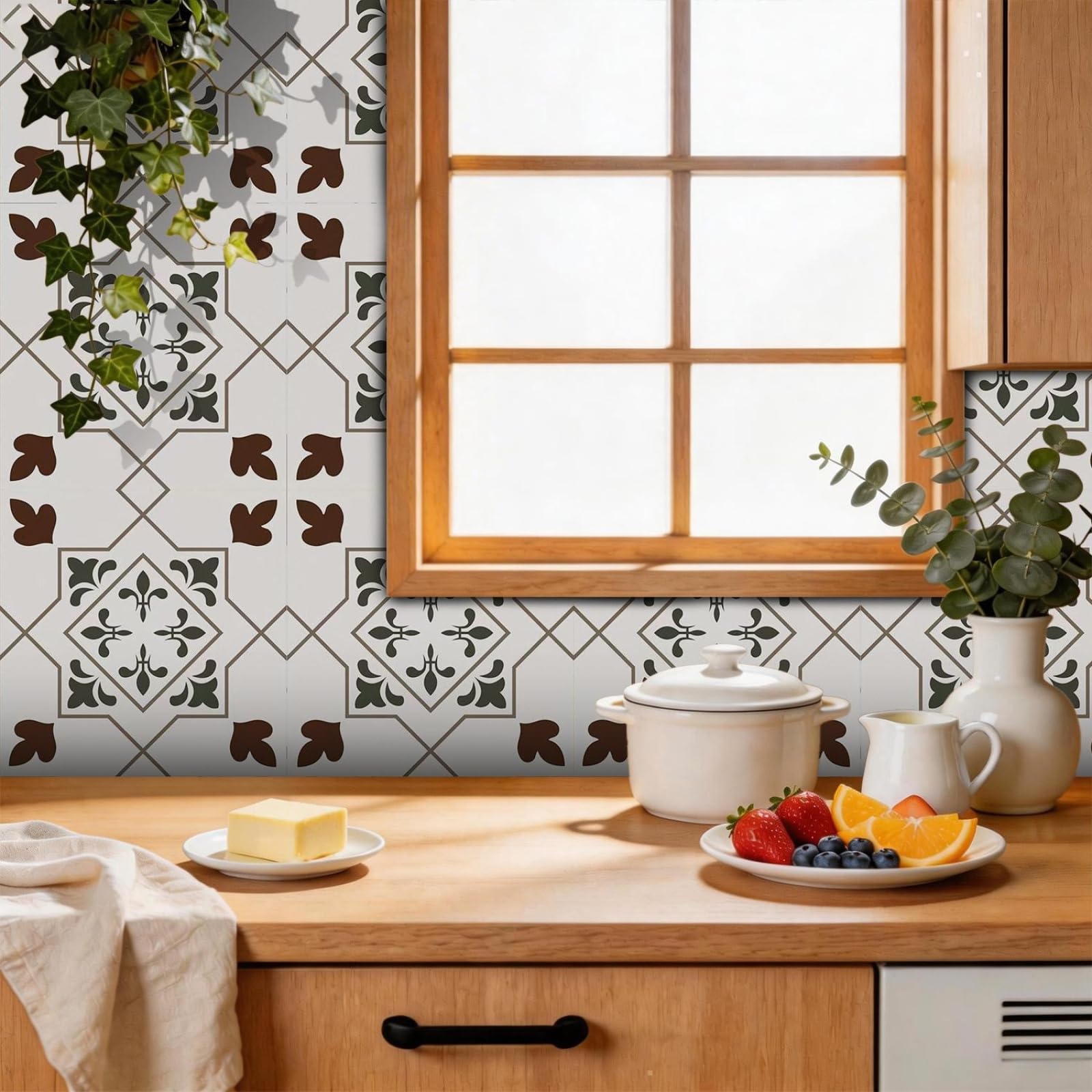 Azulejos Adhesivos Baño Impermeables 30 cm x 30 cm