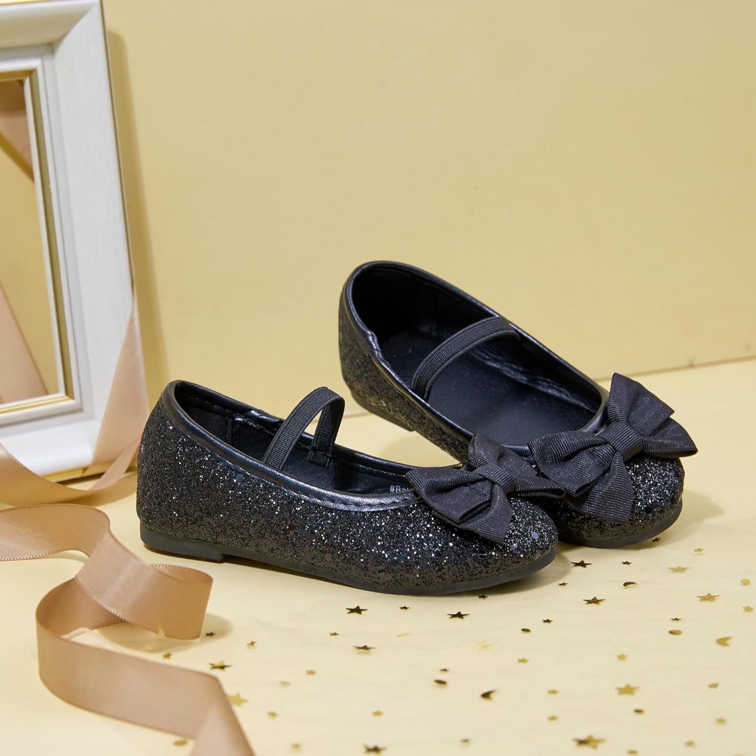 Otter MOMO Toddler/Little Girls Mary Jane Ballerina Flats Shoes Slip-on School Party Dress Shoes - Image 5